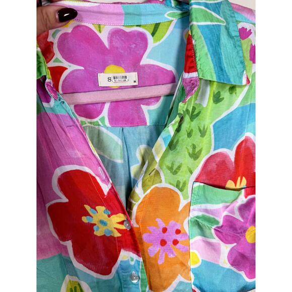 NEW Spell Spell & The Gypsy Collective Margi Beach Multi Top Size Medium - Picture 4 of 7